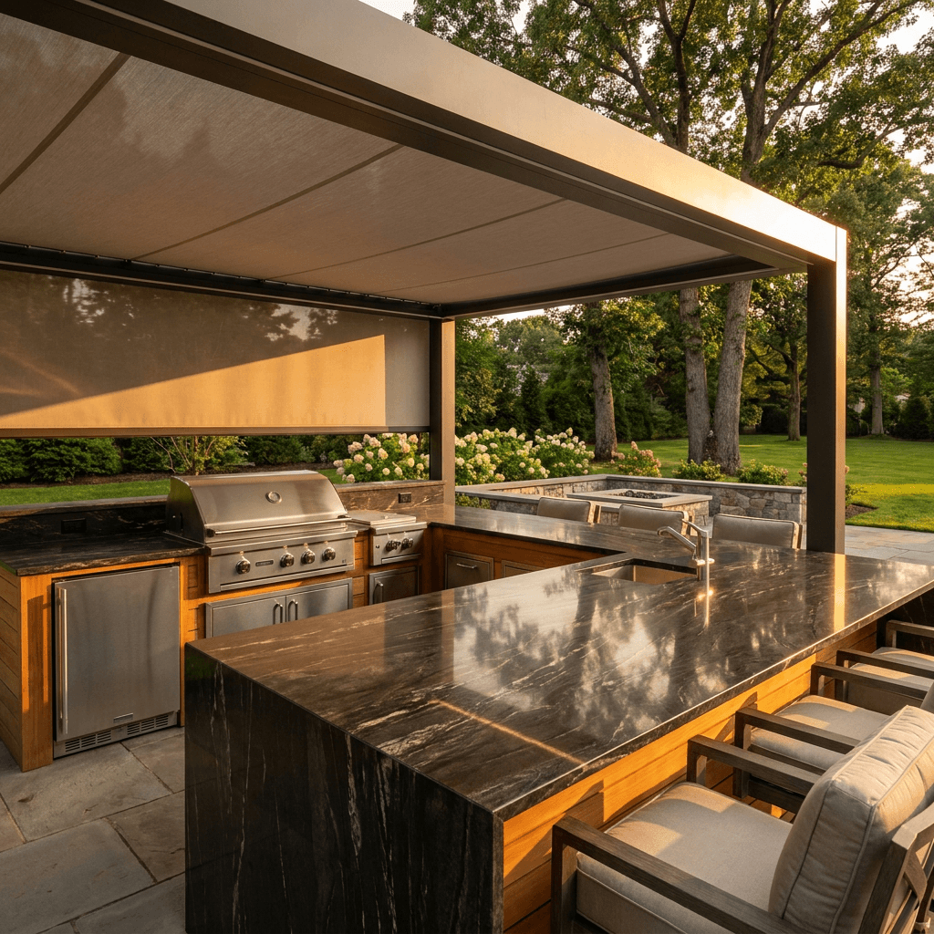 Outdoor Kitchens by Premier Marble Kitchens
