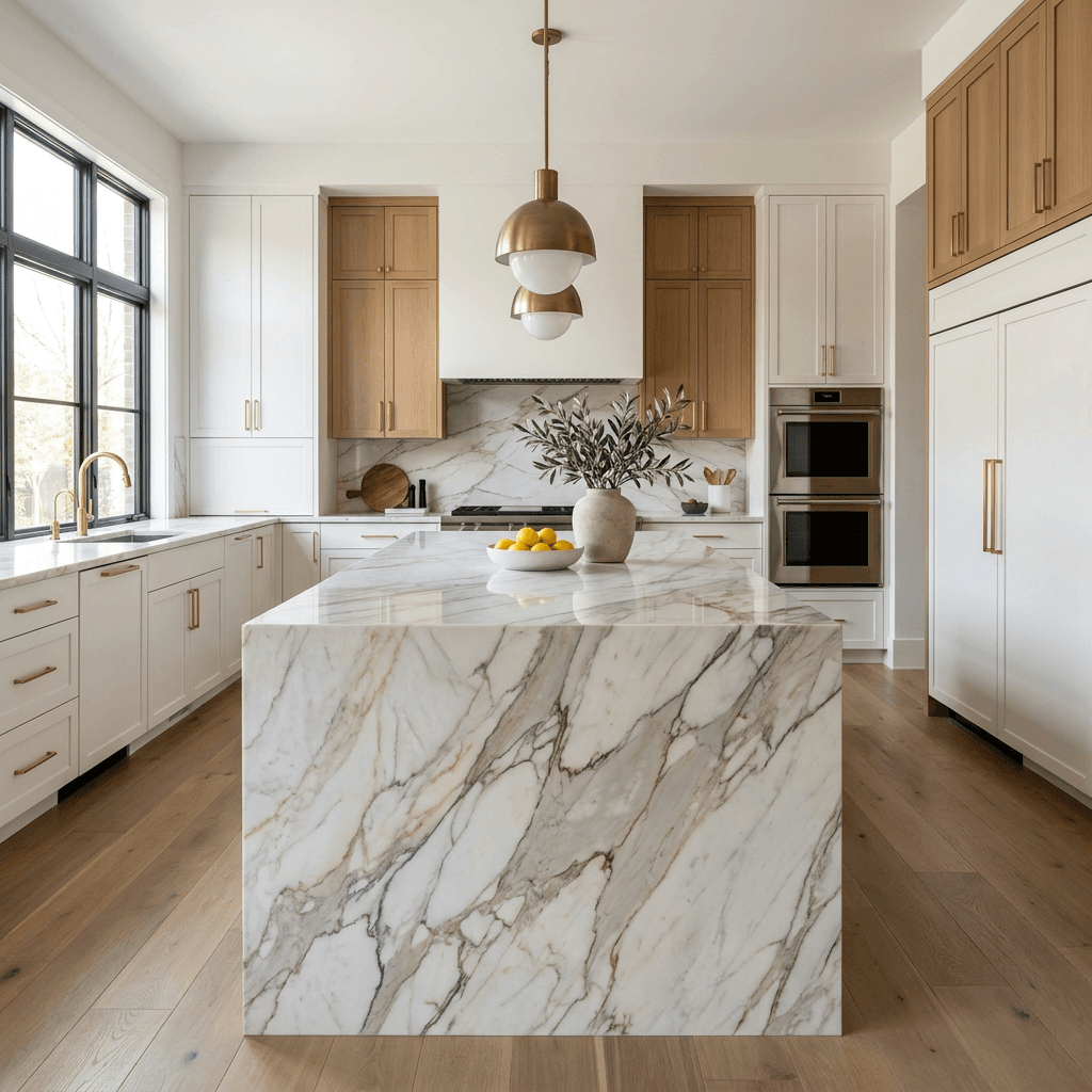 Marble countertops
